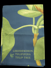 Load image into Gallery viewer, Liriodendron Tulipifera Tulip Tree Antique Print Tea Towel c1818 FREE POSTAGE