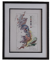 Load image into Gallery viewer, Museum Quality A3 Print Antique Geographical Map of Great Britain Design