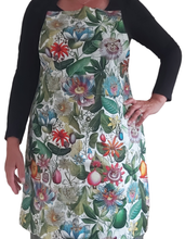 Load image into Gallery viewer, Passiflora Botanical Print Apron with Pocket FREE POSTAGE