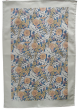 Load image into Gallery viewer, Dandelion Art Nouveau Tea Towel Antique Botanical Print 100% Cotton
