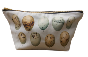 Antique Egg Design Toiletries & Makeup Bag