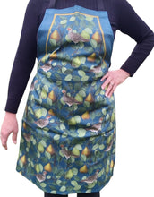 Load image into Gallery viewer, Partridge in a Pear Tree Apron with Pocket Antique Print
