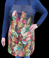 Load image into Gallery viewer, Apron Collection of Colourful Fish Antique Print Design
