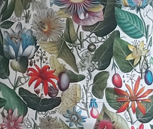 Passiflora Botanical Print Apron with Pocket
